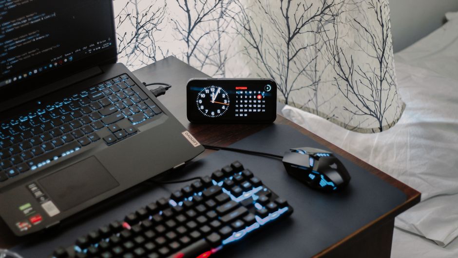 modern home office setup - smart home automation